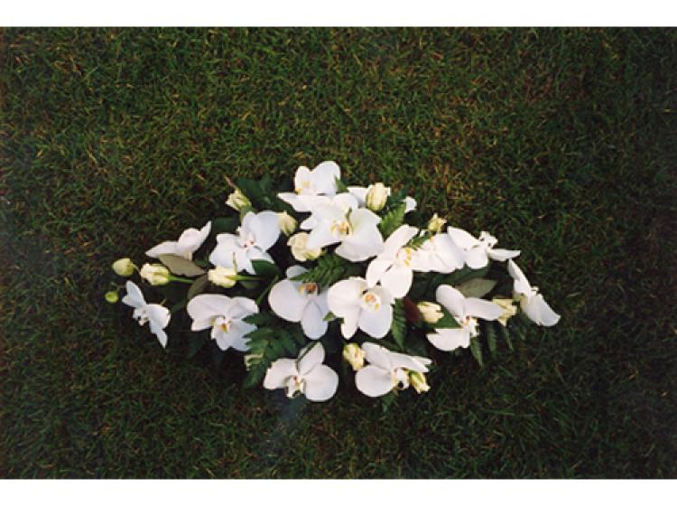 Bloemstuk witte bloemen
